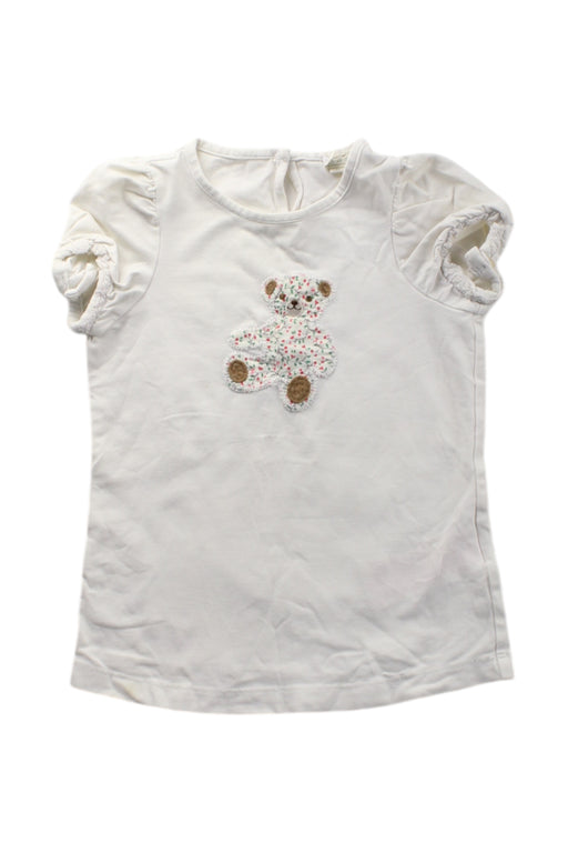 A White Short Sleeve Tops from Nicholas & Bears in size 3T for girl. (Front View)