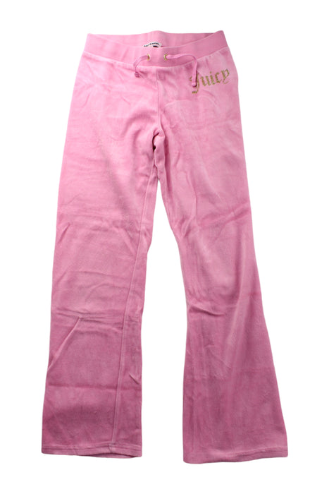 A Pink Sweatpants from Juicy Couture in size 10Y for girl. (Front View)