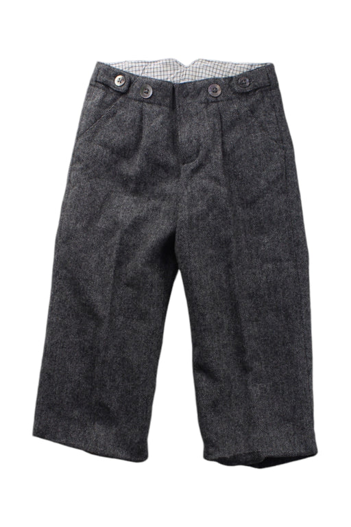 A Grey Dress Pants from Jacadi in size 12-18M for boy. (Front View)