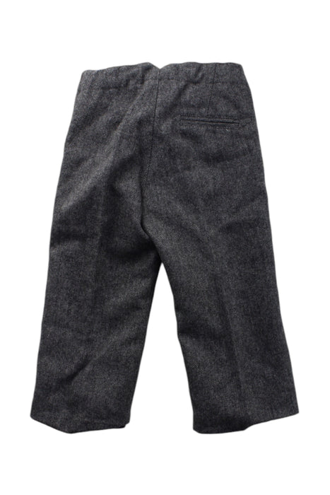 A Grey Dress Pants from Jacadi in size 12-18M for boy. (Back View)