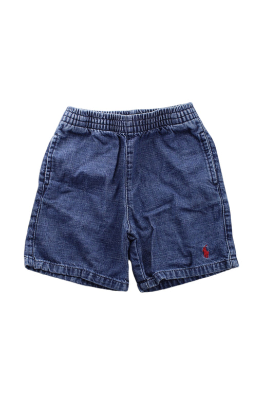 A Blue Shorts from Polo Ralph Lauren in size 2T for boy. (Front View)