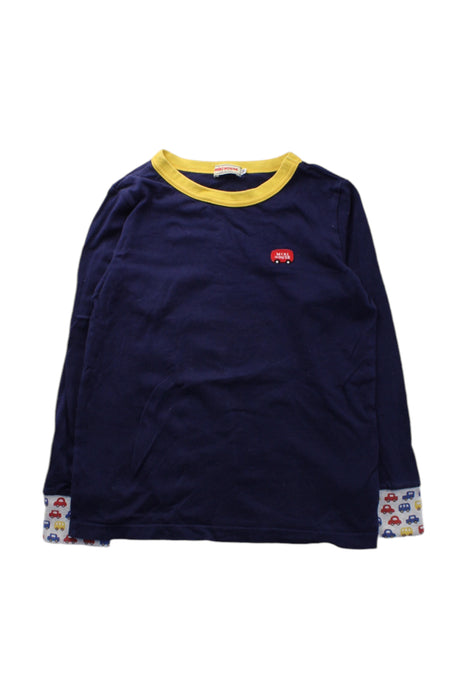 A Multicolour Long Sleeve T Shirts from Miki House in size 7Y for neutral. (Front View)