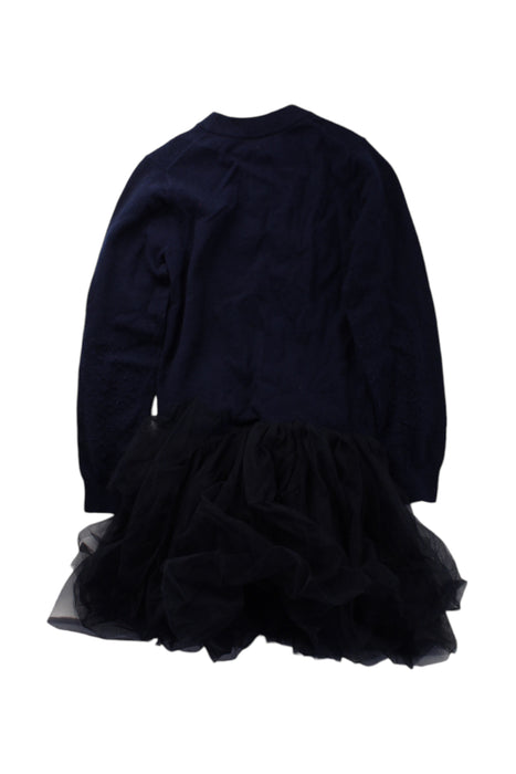 A Navy Sweater Dresses from jnby by JNBY in size 10Y for girl. (Back View)