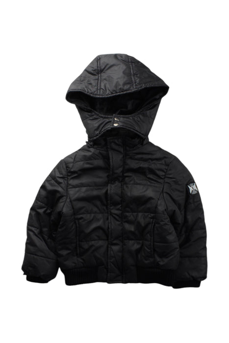 A Black Puffer/Quilted Coats & Outerwear from Nicholas & Bears in size 2T for neutral. (Front View)