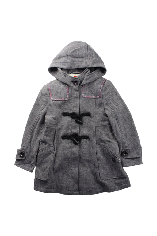 A Grey Coats from Boss in size 6T for neutral. (Front View)