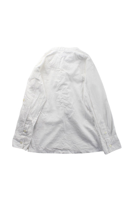 A White Long Sleeve Shirts from Roots in size 5T for neutral. (Back View)