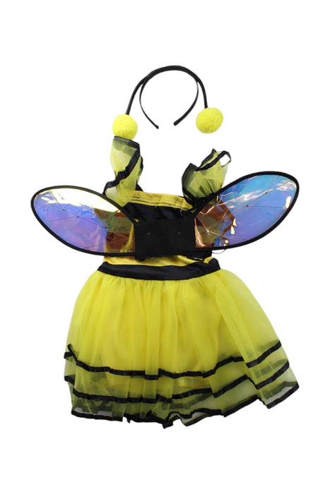 A Yellow Halloween Costumes from Retykle in size 2T for girl. (Back View)