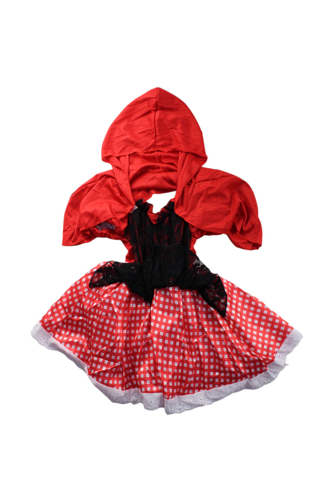 Red Retykle Little Red Riding Hood Costume With Cape Size 4 6T