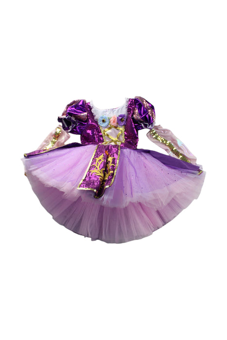 A Purple Halloween Costumes from Retykle in size 3T for girl. (Front View)