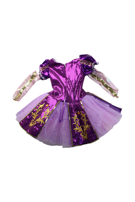 A Purple Halloween Costumes from Retykle in size 3T for girl. (Back View)