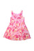 A Pink Sleeveless Dresses from Janie & Jack in size 6T for girl. (Back View)