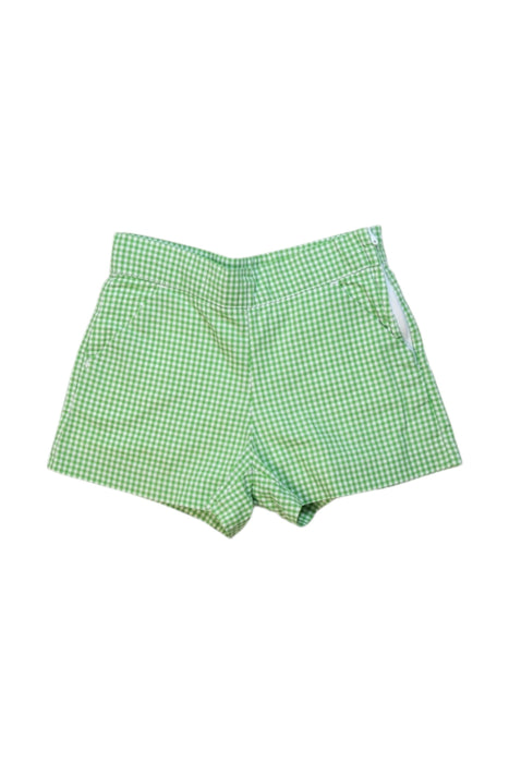 A Green Shorts from Janie & Jack in size 5T for girl. (Front View)