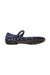 A Navy Flats from Bonpoint in size 6T for girl. (Front View)