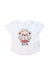 A White Short Sleeve T Shirts from Hux in size 6-12M for girl. (Front View)