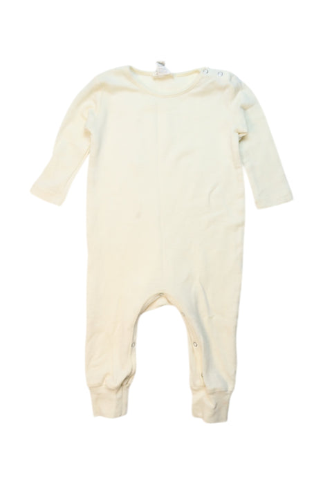 A Ivory Onesies from minimalisma in size 6-12M for girl. (Front View)