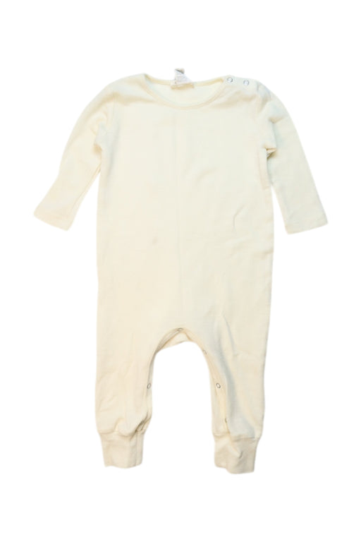 A Ivory Onesies from minimalisma in size 6-12M for girl. (Front View)