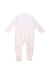 A White Onesies from Knot in size 6-12M for girl. (Back View)