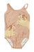 A Peach Swimsuits from Konges Sløjd in size 6-12M for girl. (Front View)