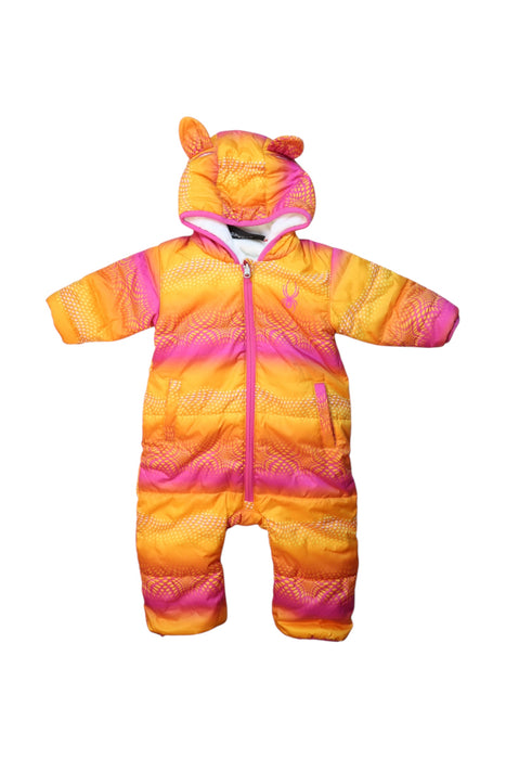 A Multicolour Snowsuits from Spyder in size 6-12M for girl. (Front View)