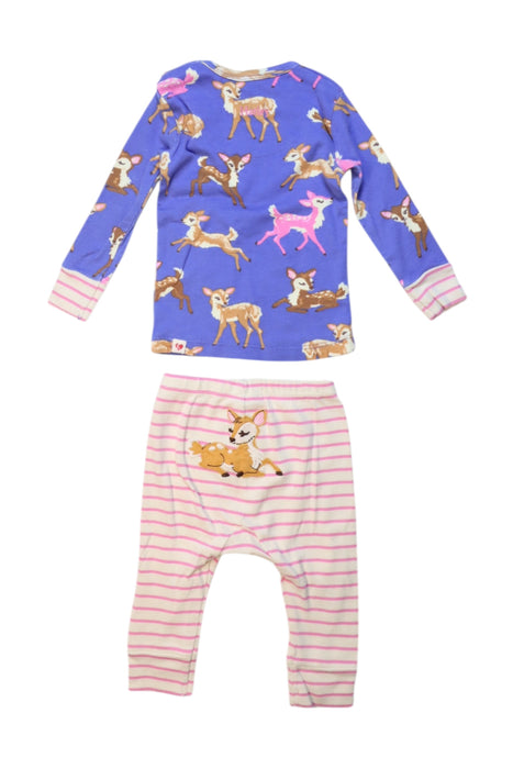 A Multicolour Pyjama Sets from Hatley in size 6-12M for girl. (Back View)