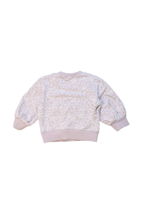 A Ivory Crewneck Sweatshirts from Jamie Kay in size 6-12M for girl. (Back View)