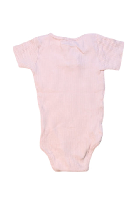 A Peach Short Sleeve Bodysuits from Jamie Kay in size 6-12M for girl. (Back View)