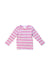 A Pink Long Sleeve Tops from Seed in size 6-12M for girl. (Front View)