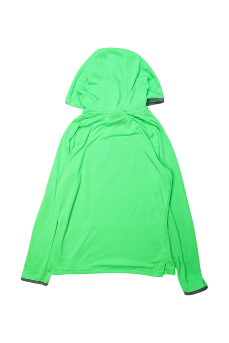 A Green Hooded Sweatshirts from Under Armour in size 10Y for boy. (Back View)