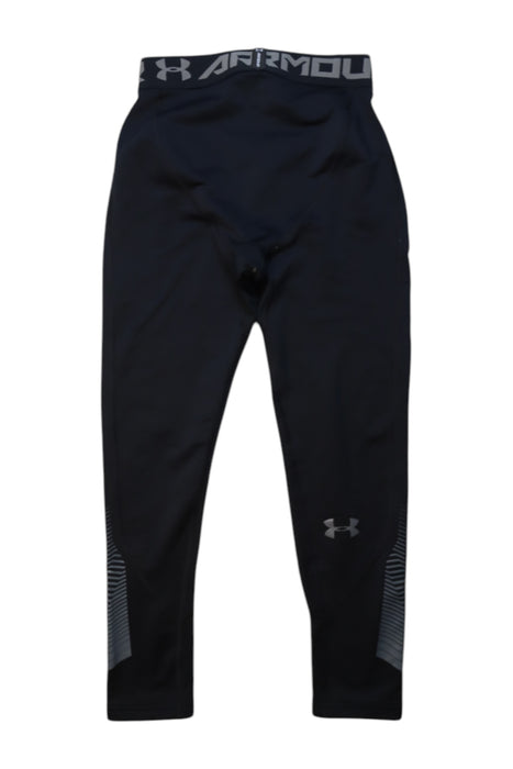 A Black Active Pants from Under Armour in size 10Y for boy. (Back View)