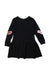 A Black Long Sleeve Dresses from Little Marc Jacobs in size 4T for girl. (Back View)