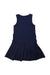 A Navy Sleeveless Dresses from Crewcuts in size 5T for girl. (Back View)