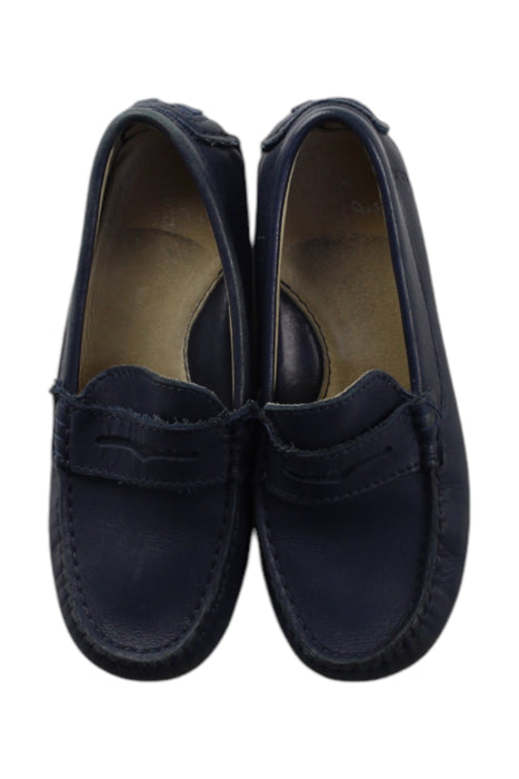 A Navy Loafers & Moccasins from Jacadi in size 6T for neutral. (Back View)