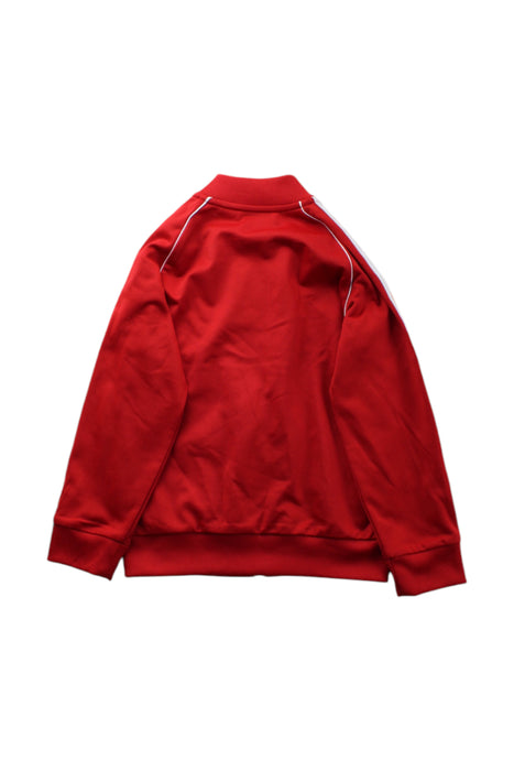 A Red Lightweight Jackets from Adidas in size 4T for neutral. (Back View)