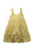 A Yellow Sleeveless Dresses from Sunset Limonade in size 4T for girl. (Front View)