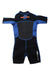 A Black Wetsuits from Aquasport in size 6T for boy. (Back View)