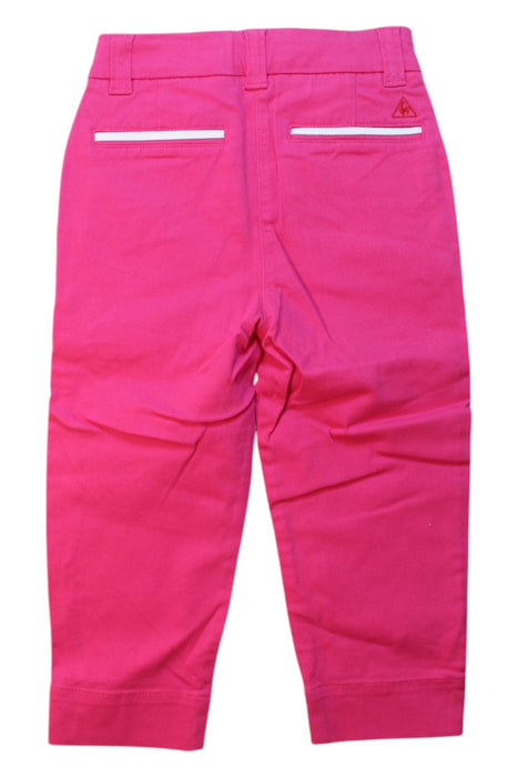 A Pink Casual Pants from Le Coq Sportif in size 10Y for girl. (Back View)