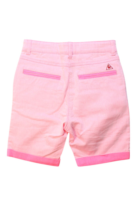 A Pink Shorts from Le Coq Sportif in size 10Y for girl. (Back View)