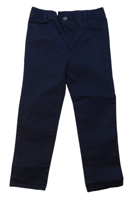 A Navy Casual Pants from Jacadi in size 5T for boy. (Front View)