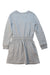 A Grey Long Sleeve Dresses from Polo Ralph Lauren in size 7Y for girl. (Back View)