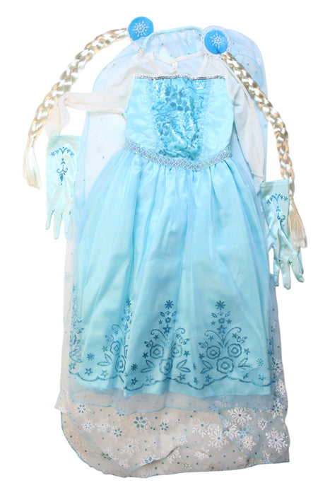 A Blue Halloween Costumes from Retykle in size 3T for girl. (Front View)