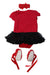 A Red Halloween Costumes from Retykle in size 12-18M for girl. (Back View)