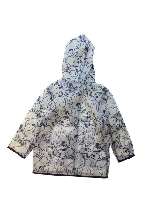 A Transparent Rain Jackets from Seed in size 5T for neutral. (Back View)