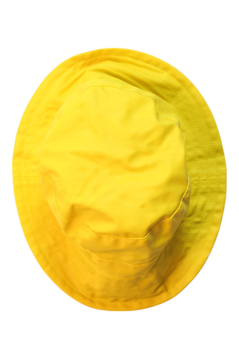 A Yellow Sun Hats from Petit Bateau in size 6T for neutral. (Front View)