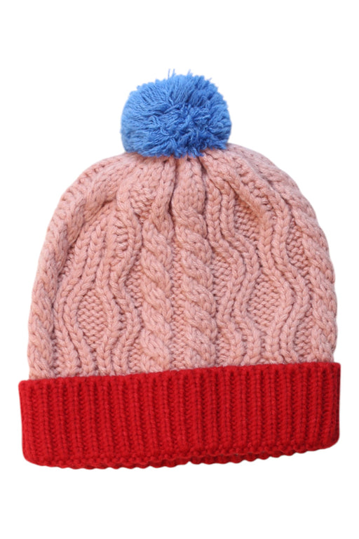 A Pink-Red Winter Hats from Boden in size 8Y for girl. (Front View)