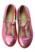 A Pink Flats from Boden in size 7Y for girl. (Back View)