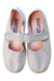 A Silver Flats from Hampton Canvas in size 7Y for girl. (Back View)