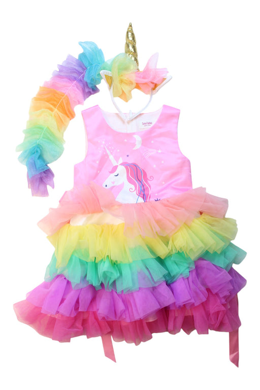 A Multicolour Halloween Costumes from Retykle in size 6T for girl. (Front View)