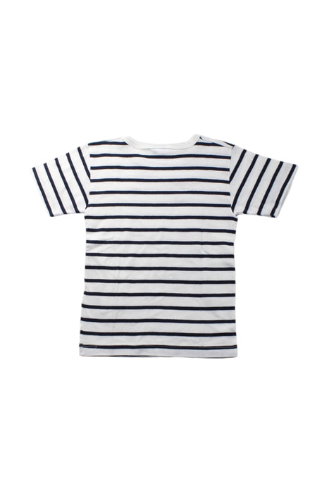 A White Short Sleeve T Shirts from Petit Bateau in size 5T for neutral. (Back View)