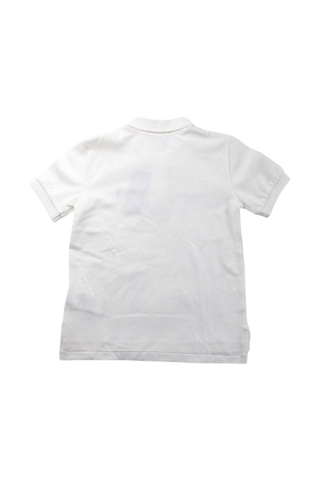 A White Short Sleeve Polos from Polo Ralph Lauren in size 4T for boy. (Back View)