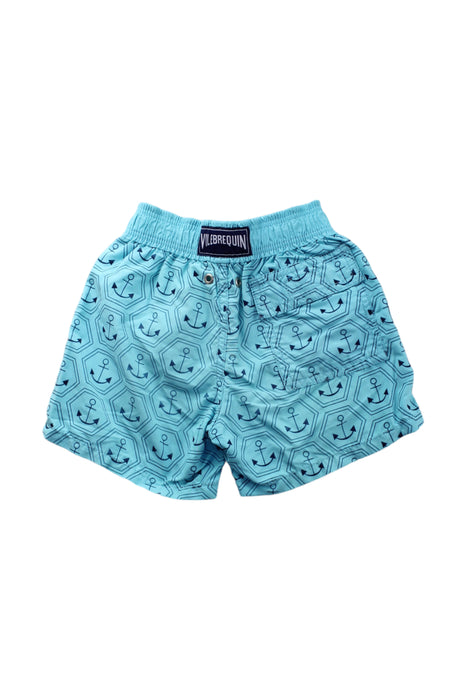 A Blue Swim Shorts from Vilebrequin in size 4T for boy. (Back View)